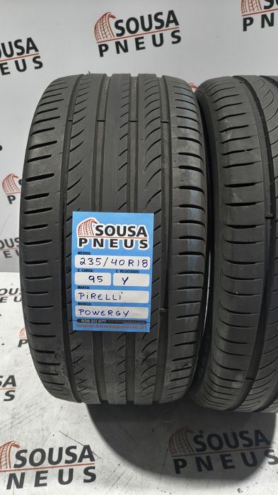 2 pneus semi novos Pirelli 235-40R18 Oferta dos Portes