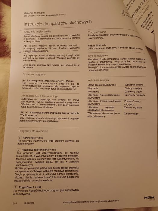 Aparaty słuchowe phonak audeo P 50-R