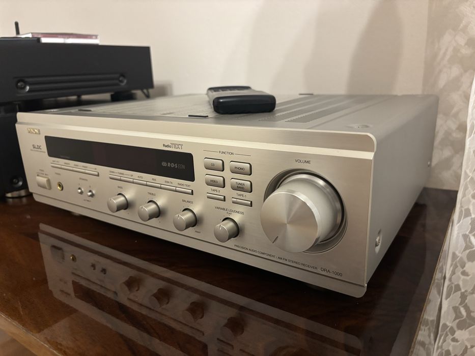 Denon DRA-1000 z oryginalnym pilotem