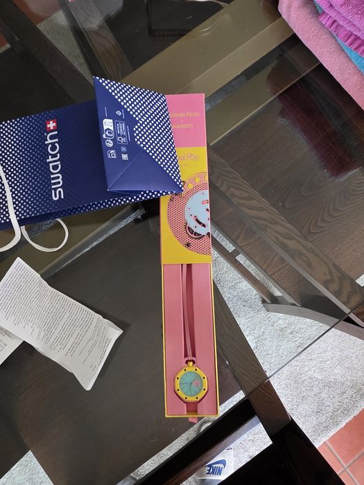 Audemars Piguet x Swatch Royal Pop Oig Roz Novo Completo