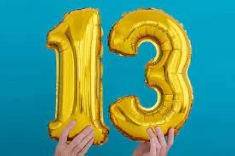 Кульки цифри 1 3