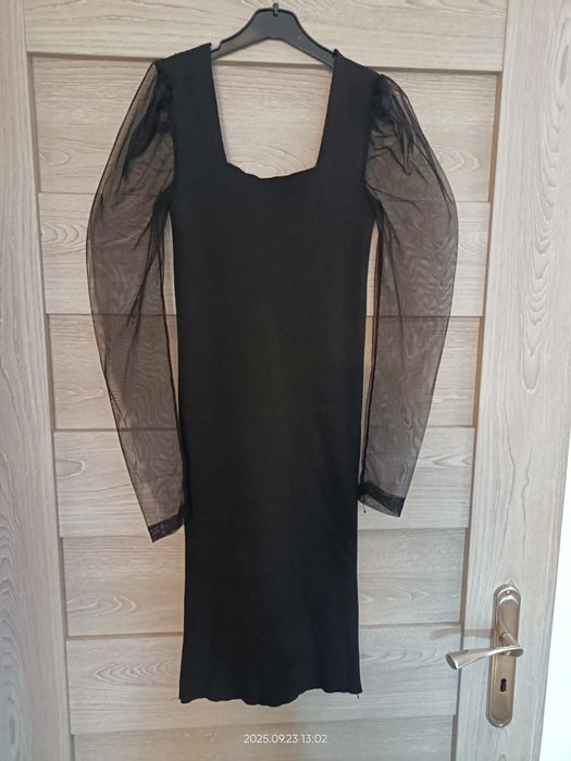 Sukienka mini DeeZee prążek S