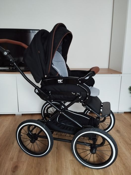 Nowy wózek dziecięcy 2w1 My Junior Sienna czarny
