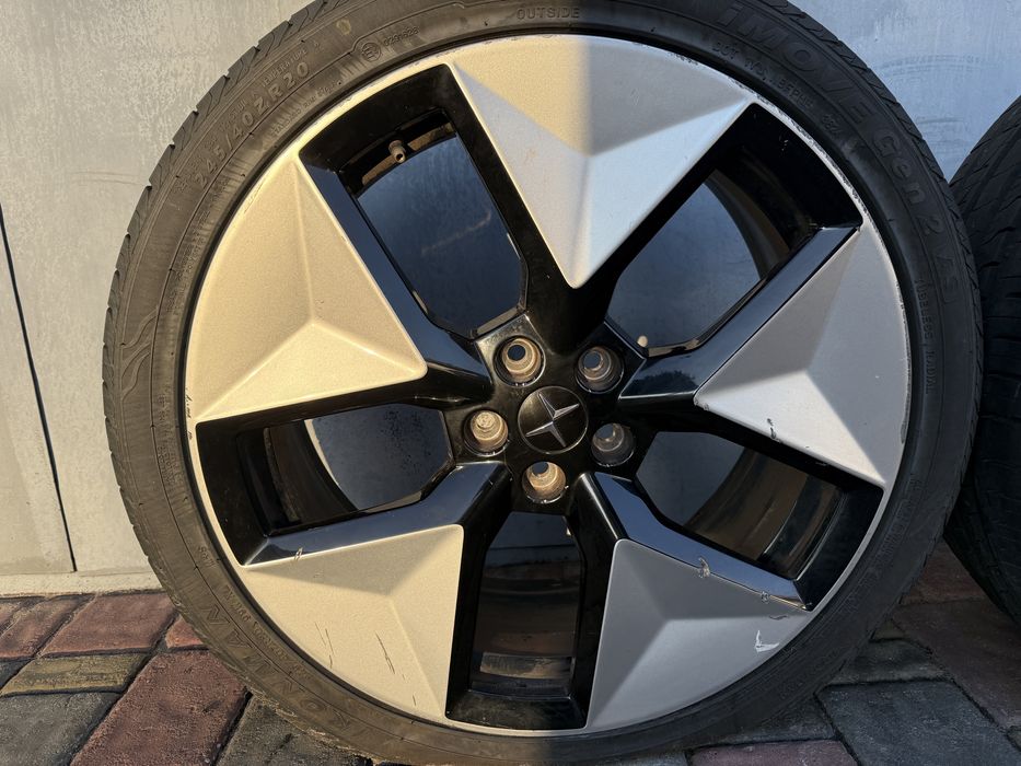 Диски polestar 2 r20 колеса титани в наявності