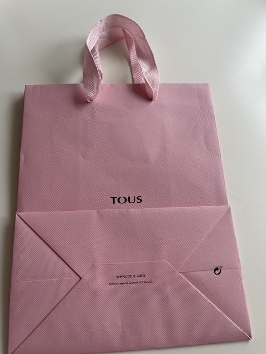 Tous różowa torebka prezentowa papierowa 20/25