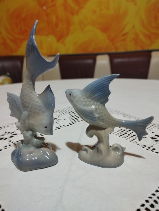 Порцелянові фігури фарфоровые фигуры Португалия риби