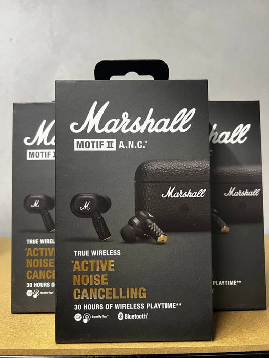 Навушники TWS Marshall Motif II A.N.C. Black (1006450)