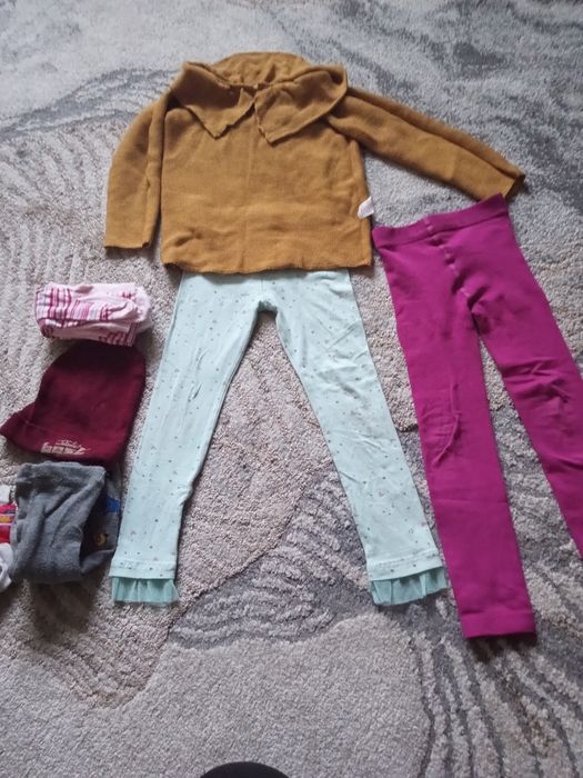 Ubrania dla dziewczynki rozmiar 110-116