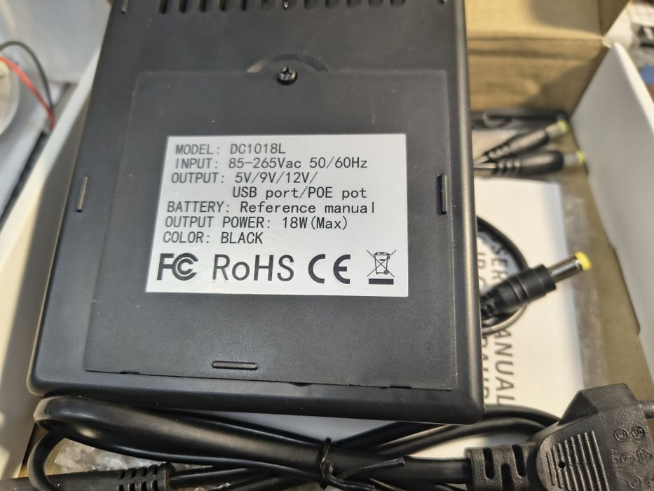 DC UPS (ДБЖ) до WiFi роутера, оптики, РоЕ  12v/9v/5v