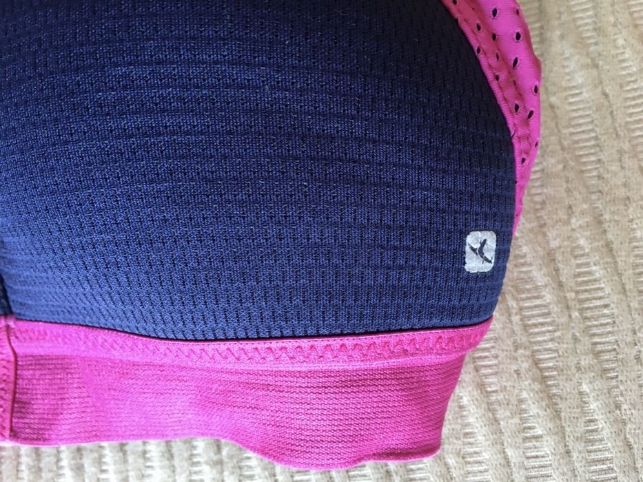 Soutien/top desporto com fecho Domyos (S)