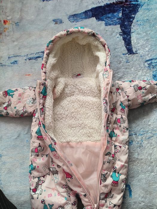 Kombinezon zimowy ocieplany dla dziewczynki So Cute 74 cm