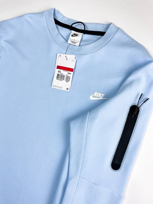 Остання! Розмір L - Світшот Nike Tech Fleece (блакитний)