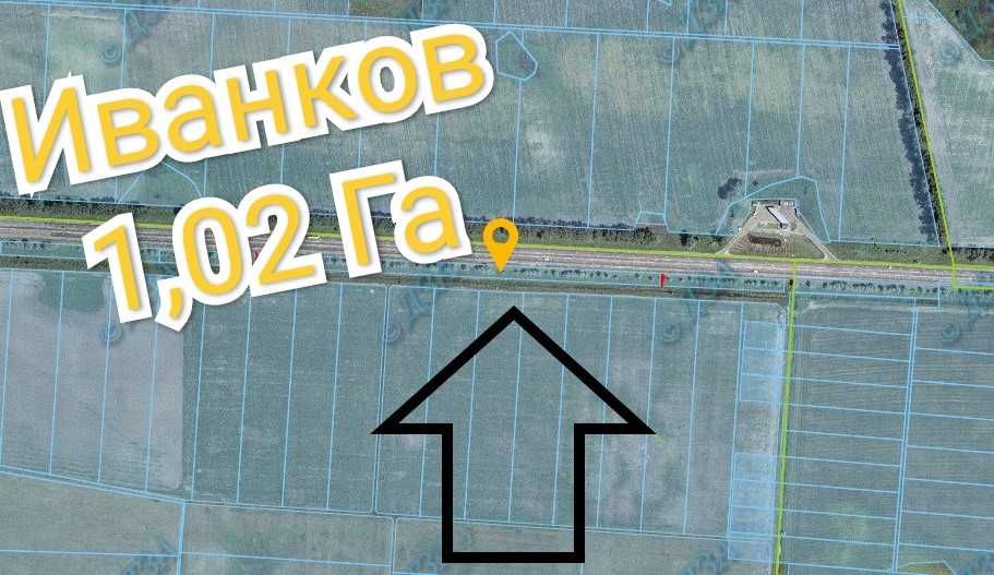 Фасадна ділянка 1Га траса Київ-Харків Бориспільський р-н
