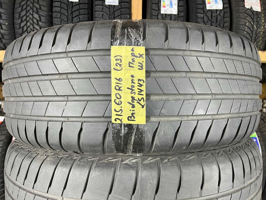 LS1443 Літні шини 215/60r16 Bridgestone Turanza T005 пара резина р16