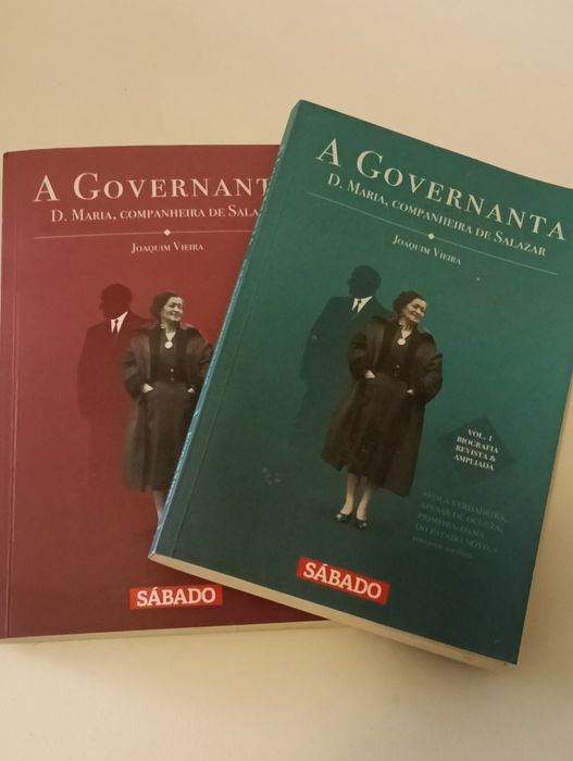 Livros A Governanta, companheira de Salazar, volume 1 e 2