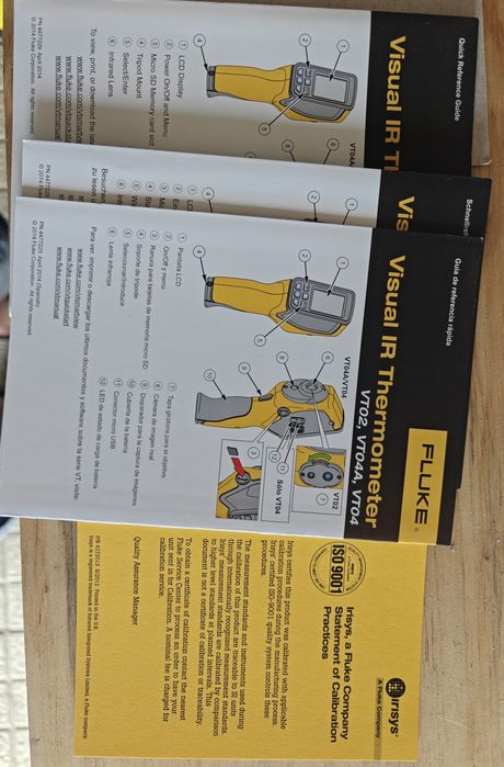 Termómetro visual IR Fluke VT04A