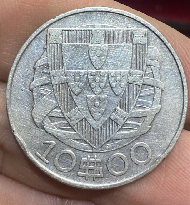 Moeda 1550 - 10 Escudos 1934 Prata