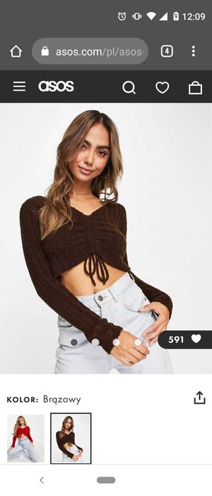 Brązowy sweter 34