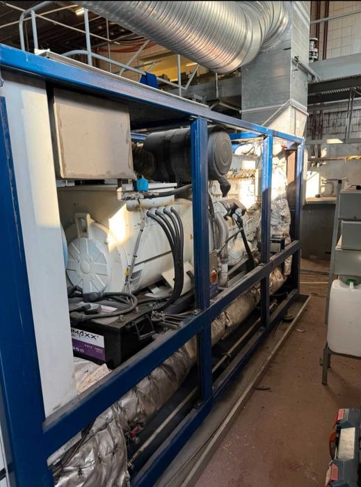 генератор 140 квт на природньому газі метан або біогазі MAN  Німеччина