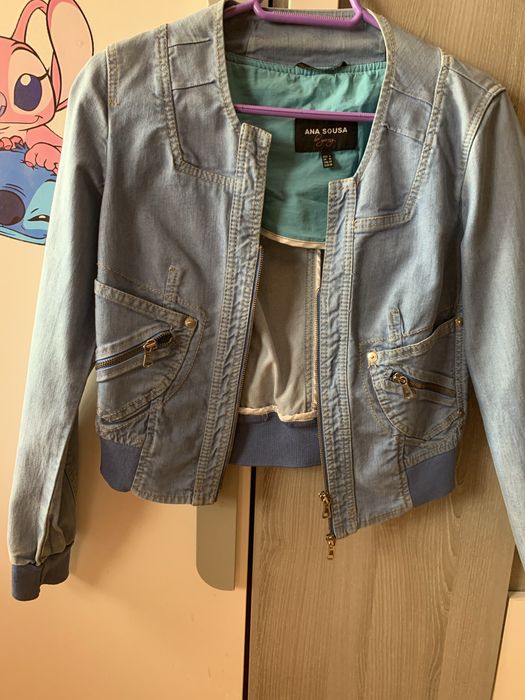 Calcas, blusão e gabardine Ana Sousa