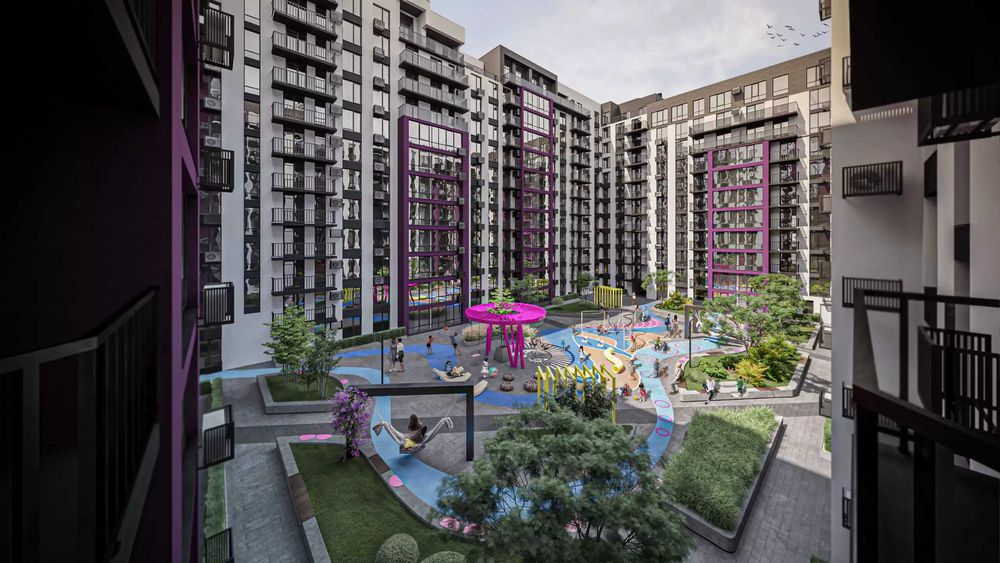 Однокімнатна квартира + Басейн на даху