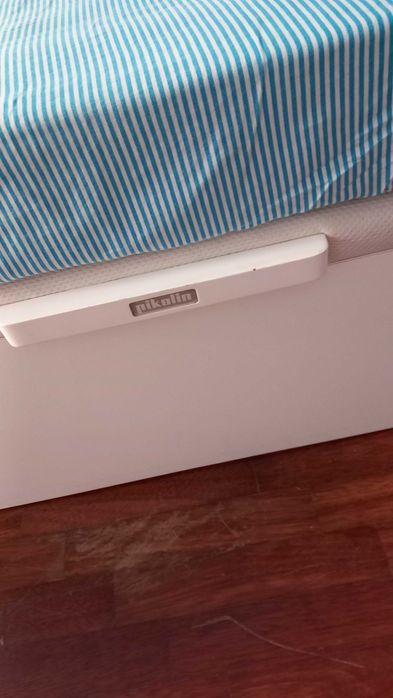 Sommier pikolin de cor branca 190x90