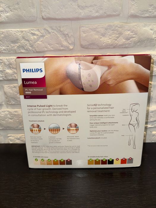 Depilator PHILIPS Lumea 9900 IPL BRI977/00 SenseIQ Czujnik SmartSkin