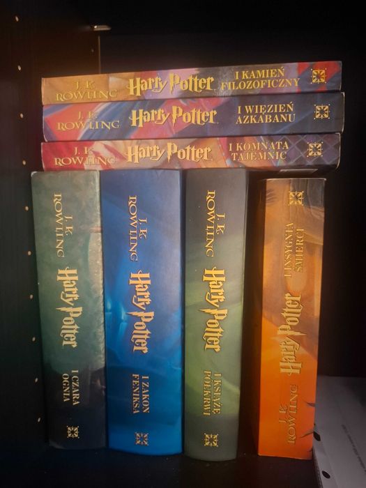 Seria książek HARRY POTTER 7x