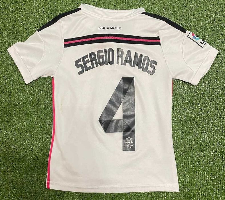 Футбольна футболка Sergio Ramos#4 Real Madrid FC дитяча: 280 грн