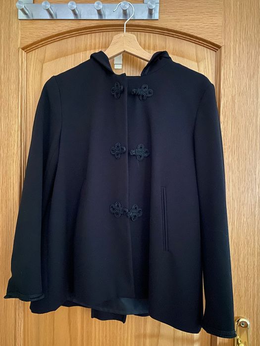 Casaco Zara Preto com Capuz – Tamanho S