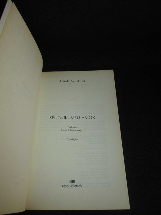 Livro Sputnik meu amor Haruki Murakami