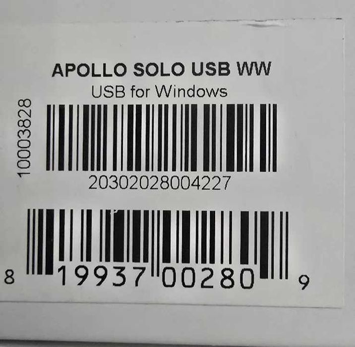 Universal Audio Apollo Solo USB Audio Interface Open Box. Never Used.