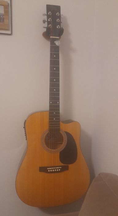 Violão eletroacustico Gemma  como novo +capa nova