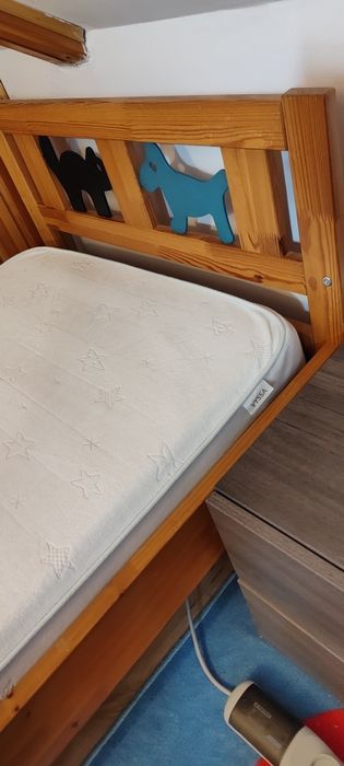 Łóżko dziecięce Ikea Kritter drewniane