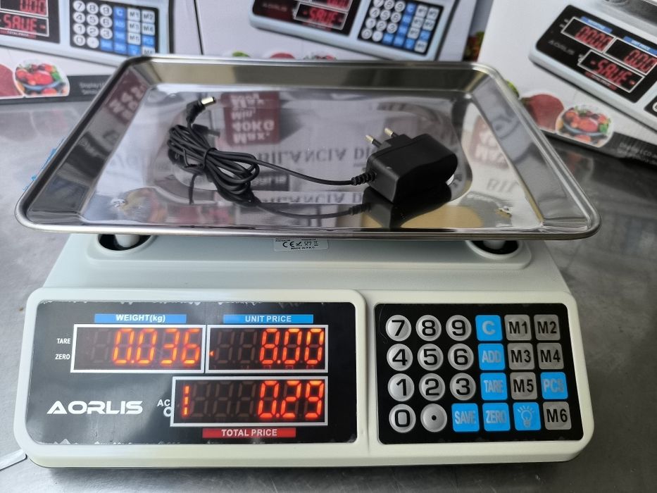 Balança pesa até 40 kg
