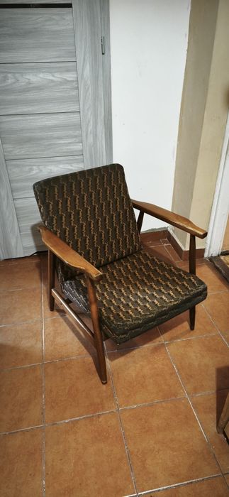 Fotel PRL Lisek lata 60-te