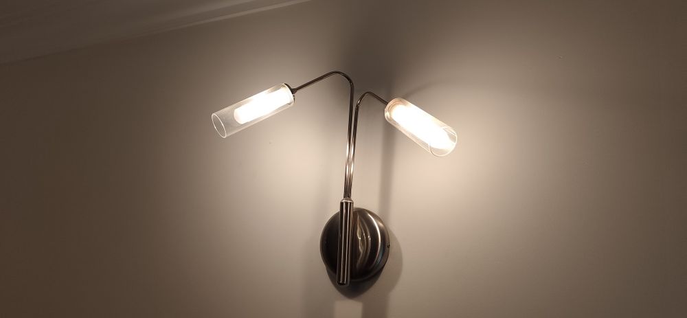 Novo preço: Conjunto de candeeiros de teto e parede- tudo em inox