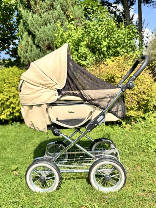 Wózek premium Emmaljunga Mondial Duo S głęboki, spacerówka i torba