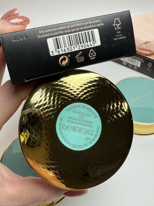 Бронзер Gicci для обличчя , пудра бронзер , румʼяна