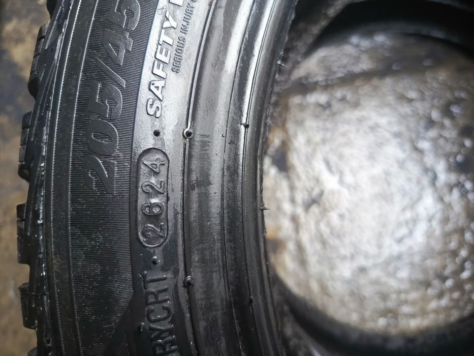 Sprzedam prawie nowe opony Kumho 205/45 r16