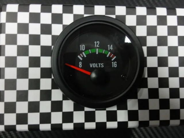 Manómetro fundo preto estilo VDO / Od school disponível em Amperímetro, pressão do turbo, pressão do oleo, temperatura do oleo, temperatura da água,