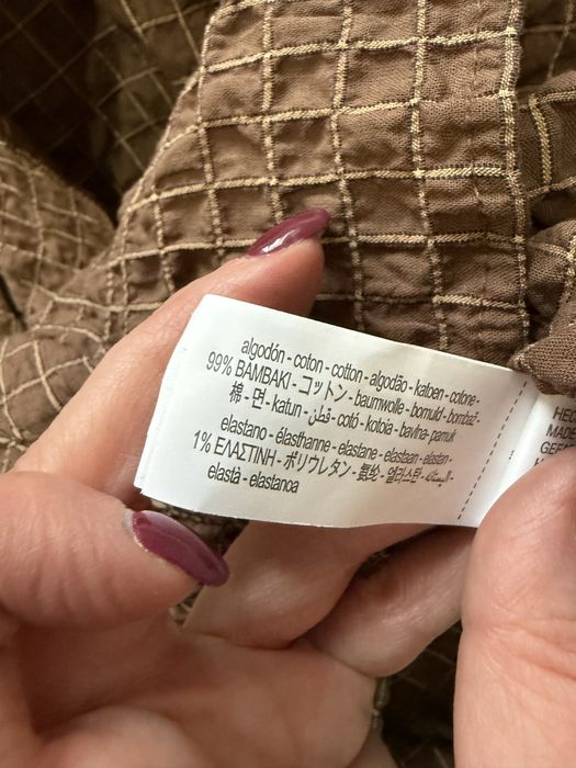 Kreszowana bluzka zara kratka