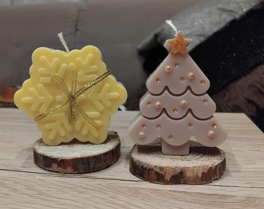 Sojowe świeczki świąteczne