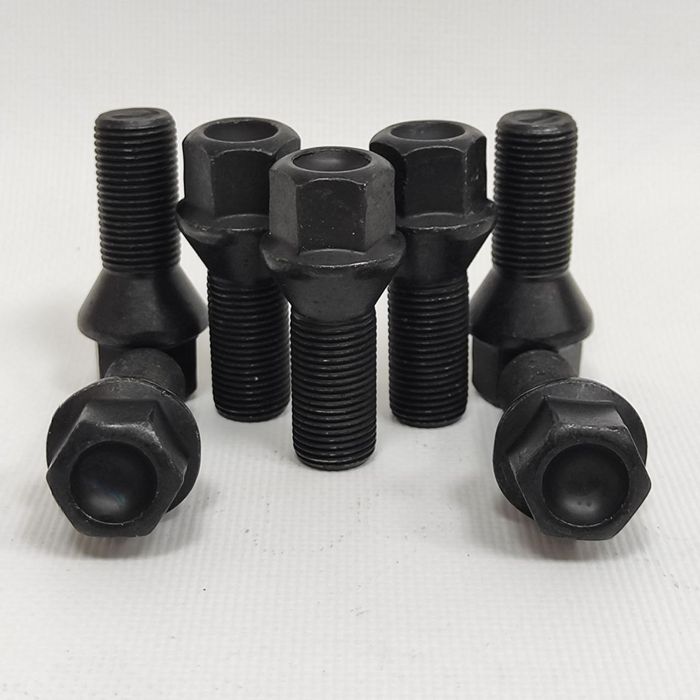 Болты колесные --> для крепления колес литых дисков BMW M14x1.25 Black
