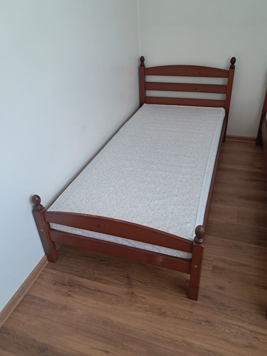 Łóżko hotelowe 90cm drewniane