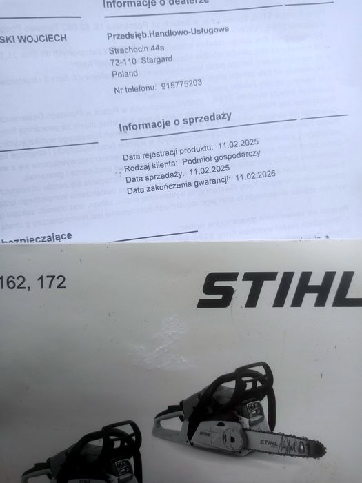 Piła Stihl ms 172 1.9 km
