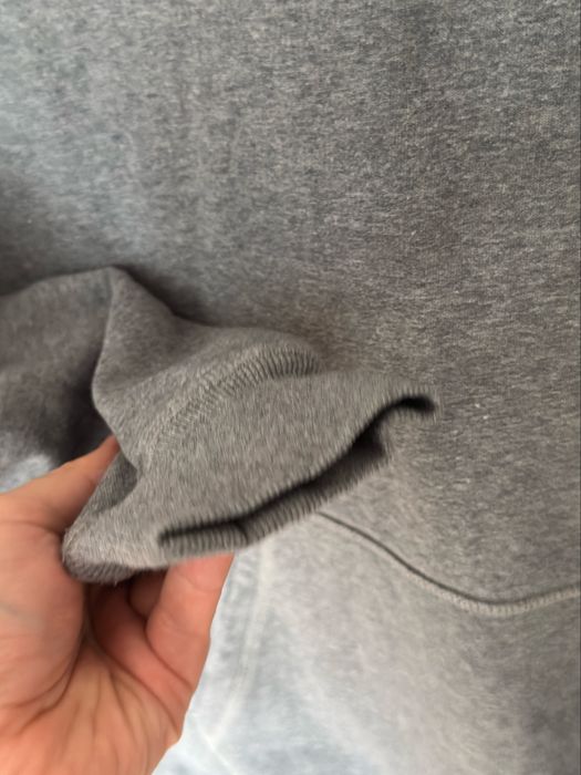 Bluza Gymshark M szara hoodie logowana ciepła haft
