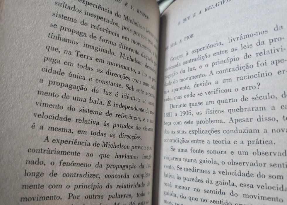 O Que é a Relatividade – L. Landau / Y. Rumer