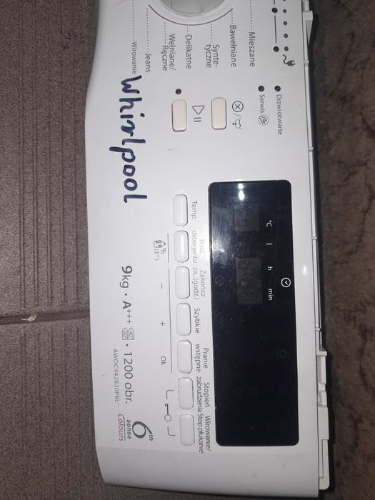 Programator do pralki Whirlpool  9 kg.