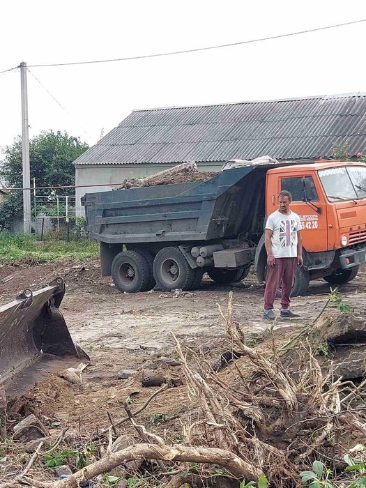 Вывоз  Уборка РАСЧИСТКА  / Экскаватор + Камаз Вывоз мусор